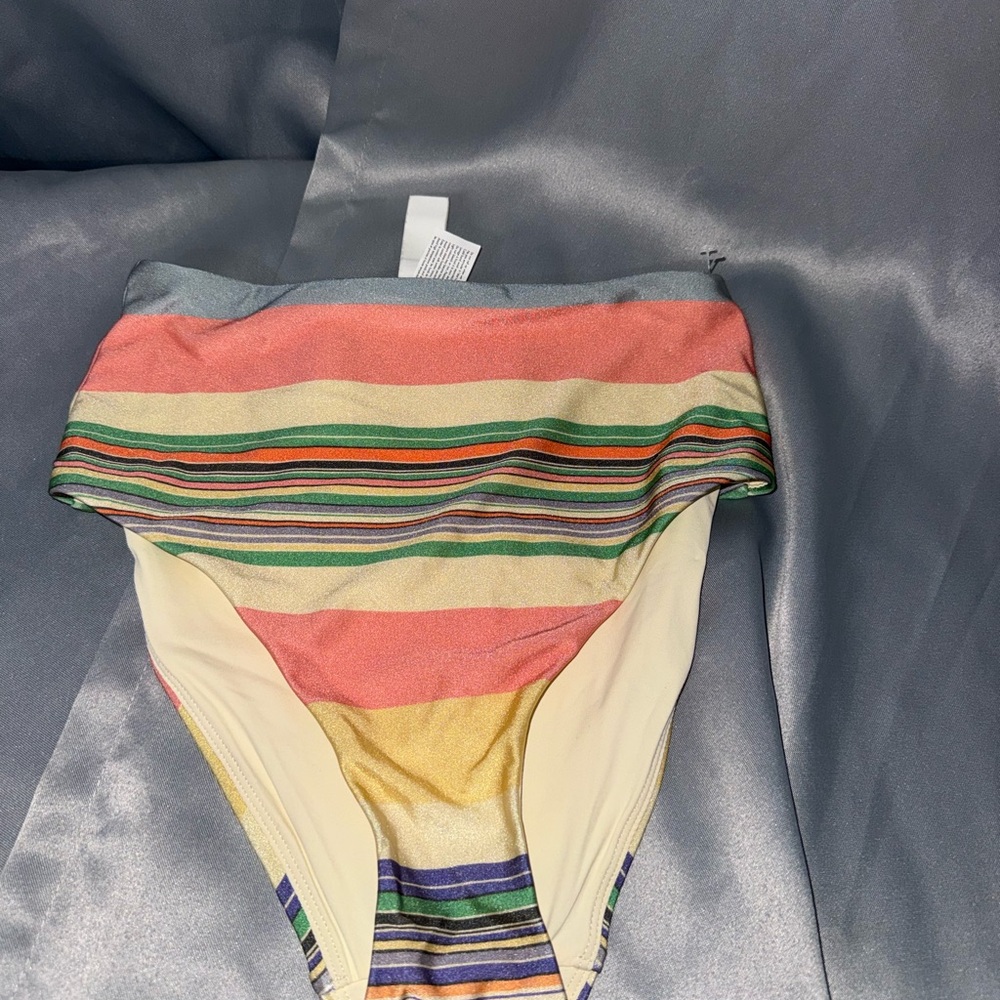 Zimmermann Multicolor Striped Bikini Bottom